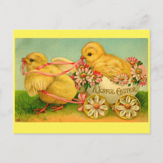 Joyful Easter Chicken Briefkaart (Voorkant)