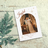 Joyful Elegant Photo Carte de Noël