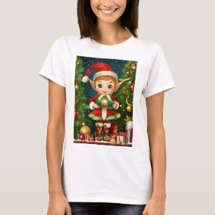Joyful Elf Magic : T-shirt de Noël