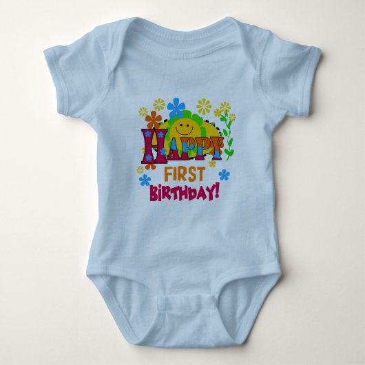 Joyful First Birthday T-shirts et cadeaux (Devant)