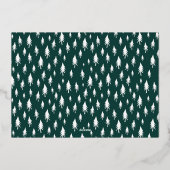 Joyful Five Photo Folie Feestdagenkaart (Achterkant)