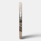 Joyful Flower Abstract Beige Brown Floral Fractal Case-Mate iPhone Case (Achterkant / Links)