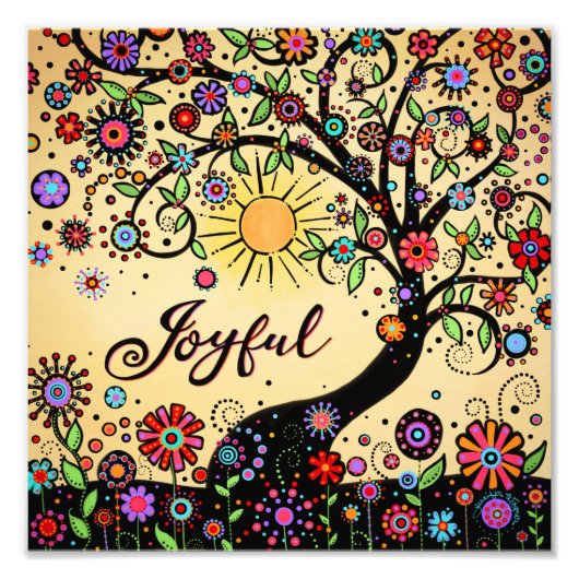 JOYFUL FOTO AFDRUK (Voorkant)