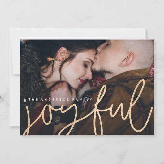 Joyful-fotokaart weergeven (Voorkant)