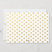 Joyful Gold Script moderne Carte photo de vacances (Dos)