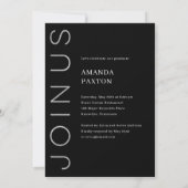 Joyful Grad Editable Color Graduation Invitation (Dos)