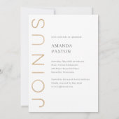 Joyful Grad Editable Color Graduation Invitation (Dos)