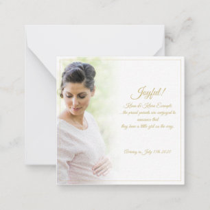 Joyful! - Grote verwachtingen Notitiekaartje