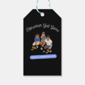 Joyful Hanukkah Kids Cadeaulabel (Achterkant)