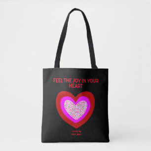 Joyful Heart All-Over-Print Tas
