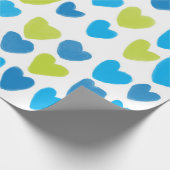 Joyful Heart Holiday Wrapping Paper Cadeaupapier (Hoek)