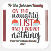 Joyful Holiday Gift Sticker (Voorkant)