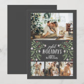 Joyful Holiday Photo de la Carte de Noël (Devant / Derrière)