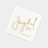 JOYFUL Holiday Wishes Gold (Gauche)