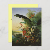 JOYFUL INVITATION avec les OISEAUX DE PARADISE ~EZ (Devant / Derrière)