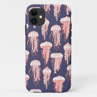 Joyful Jellyfish Phone Case Deep Blue Paars