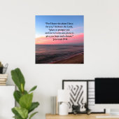 JOYFUL JEREMIAH 29:11 SUNRISE POSTER (Thuiskantoor)