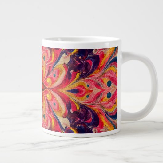 Joyful Kaleidoscope Color coffee Mug (Droite)