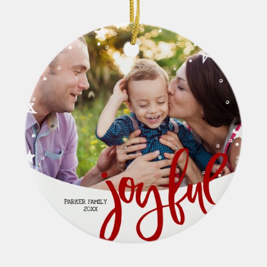 Joyful | Keramische siervoorwerpen Keramisch Ornament (Voorkant)