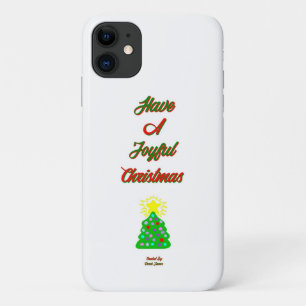 Joyful Kerstapple iPhone 11 Hoesje
