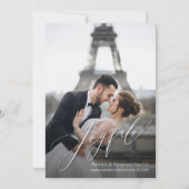 Joyful kerstfoto feestdagenkaart (Voorkant)