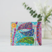 Joyful Kerstmis Briefkaart (Staand voorkant)