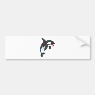 Joyful Killer Whale Bumpersticker
