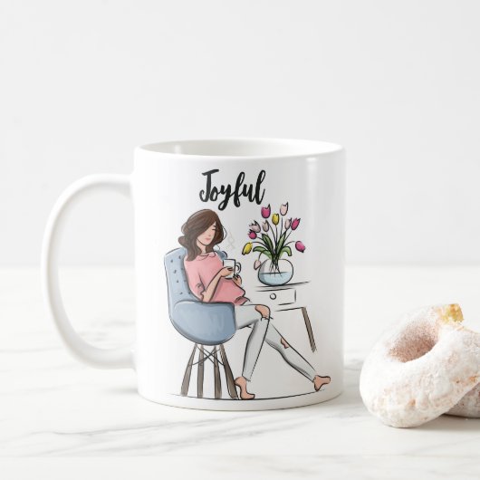 Joyful Koffiemok (Met donut)