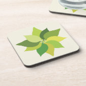 Joyful Lush Leaves. Bier Onderzetter (Linkerzijde)