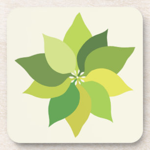 Joyful Lush Leaves. Bier Onderzetter