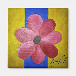 Joyful Magnet Flower Magneet