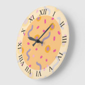 Joyful Moment Abstracte Art Grote Klok (Hoek)