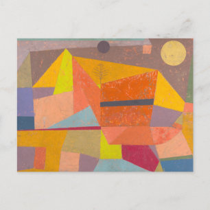 "Joyful Mountain Landscape" door Paul Klee Briefkaart
