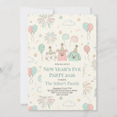 Joyful New Year’s Eve Party 2026 Invitation (Devant)