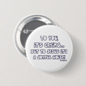 Joyful Noise Ronde Button 5,7 Cm (Voorkant /achterkant)