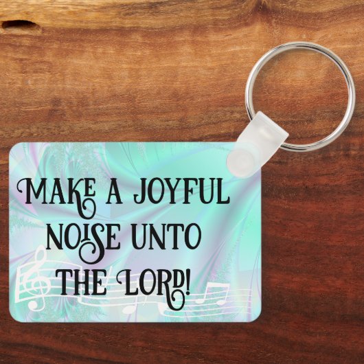 Joyful noise sleutelhanger (Voorkant)