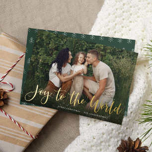 Joyful Overlay-foto Folie Feestdagenkaart