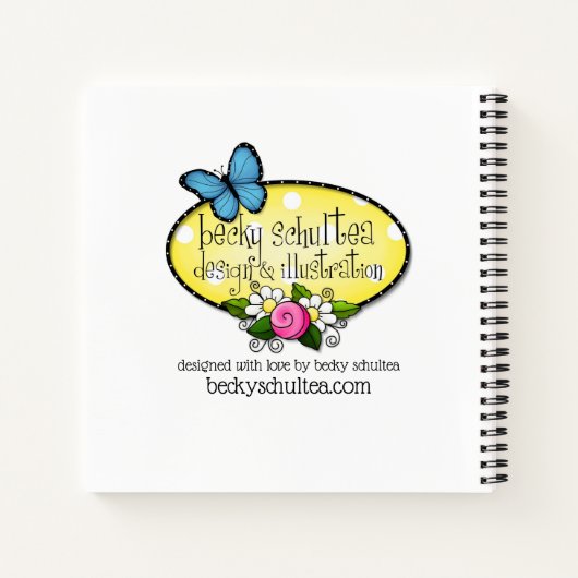 Joyful Owl Custom Scripting/Prayer Journal Notitieboek (Achterkant)