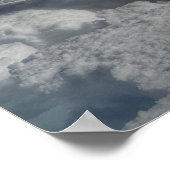 Joyful Palomino Pinto Horse and Snow Poster (Hoek)