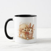 "Joyful Pets Mug : mignon et Amoureux des animaux  (Gauche)