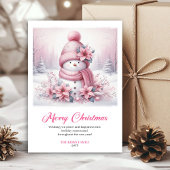 Joyful Pinkmas Download Festive Scene Christmas Feestdagenkaart