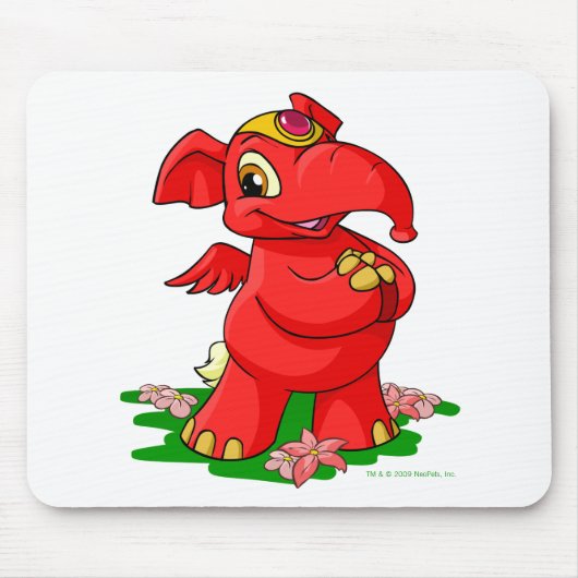 Joyful red Elephante in Shenkuu Muismat (Voorkant)