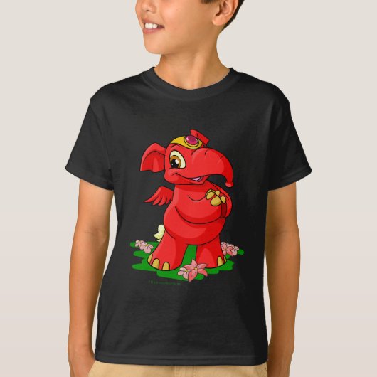 Joyful red Elephante in Shenkuu T-shirt (Voorkant)