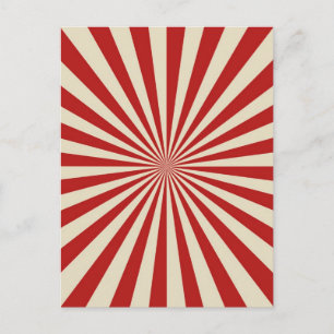 Joyful Retro  Popcorn Classic Spin Wheel Briefkaart