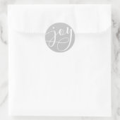 Joyful Script Ronde Sticker (Tas)