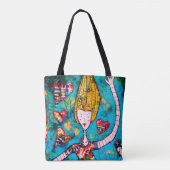 Joyful shopping bag tas (Achterkant)