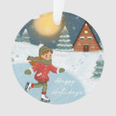 "Joyful skater" Ornament (voorkant)