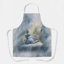 Joyful Snowman by Jason Street Schort