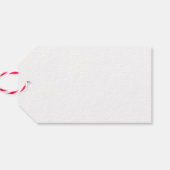 Joyful Snowman Holiday Gift Labels BEWERKBARE KLEU Cadeaulabel (Achterkant Horizontaal)