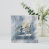 Joyful Snowman Square 5.25" Bedankkaart (Staand voorkant)